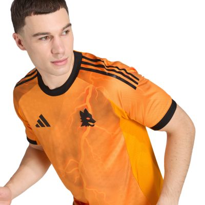 5. Men's adidas AS Roma 25/26 orange jersey JP4801