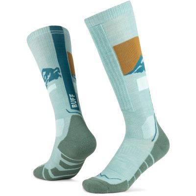 Buff MERINO HW OVER THE CALF SOCKS HWO1 SEA GREEN S 39/41 socks
