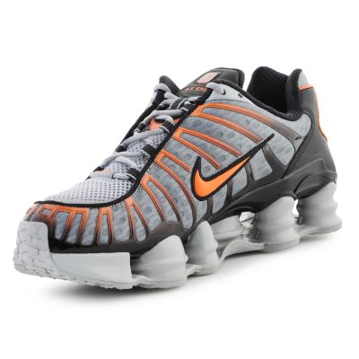 3. NIKE Nike Shox TL AV3595-011 LT Smoke Grey/Bright Mandarin