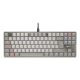 7. CHERRY TAS KC 500 MX LP 2.0 Ivory Wired Mechanical Keyboard with DE Layout