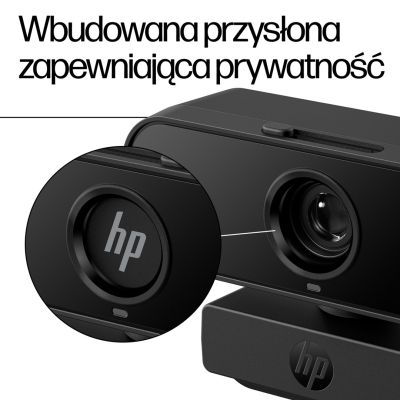 7. HP 430 Full HD Webcam USB Black 77B11AA