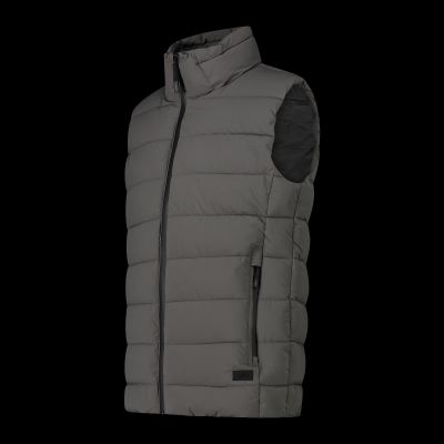 9. CMP men's insulated vest, winter sports vest, gray (34K0757/E910)