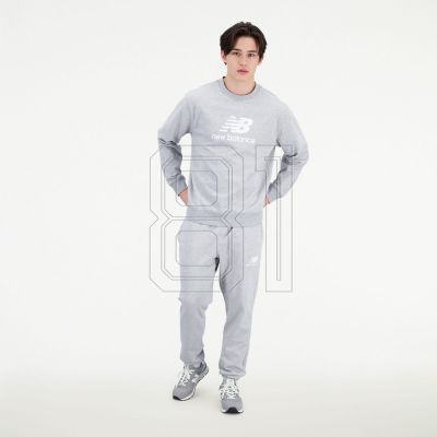 15. New Balance ESSENTIALS STACKED LOGO FRENC AG M sweatshirt MT31538AG