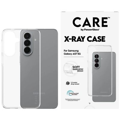 2. CARE by PanzerGlass Fashion X-Ray Case for Samsung Galaxy A57 - Transparent