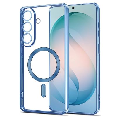 2. Tech-Protect MagFlex MagSafe Case for Samsung Galaxy S26 - Transparent Blue