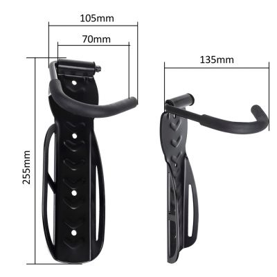 5. MACLEAN VERTICAL BICYCLE WALL MOUNT, STEEL, MAX LOAD 30KG MC-432