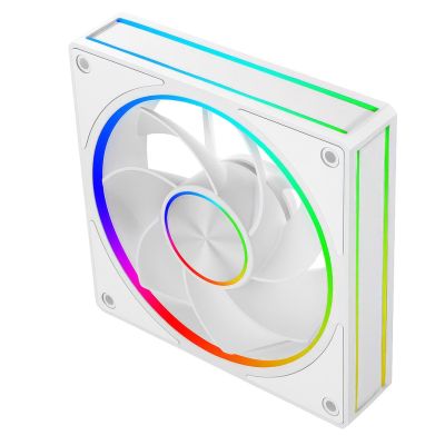 6. MODECOM VOLCANO LOOP 120 ARGB REVERSE FAN WHITE