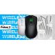 17. HATOR Pulsar 3 Wireless Gaming Mouse Ambidextrous RF Wireless + Bluetooth + USB Type-C Optical 12000 DPI