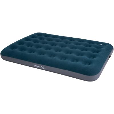 38. FLOCKED MATTRESS FOR 2 PEOPLE WITH BUILT-IN FOOT PUMP 191x137x22CM 24131