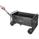 20. DELUXE FOLDABLE TRAVEL AND BEACH STROLLER 90x57x73-96CM WITH HANDLE BLACK