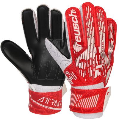 2. Reusch Attrakt Solid Jr 54 72 016 8905 goalkeeper gloves