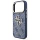 6. Guess 4G Big 4G Classic Logo Case for iPhone 18 Pro / 17 Pro - Blue and Gold