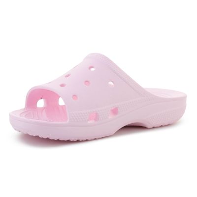 4. CROCS SATURDAY SLIDE IN PINK MILK 213294-6ZW
