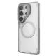 2. Nillkin Iceblade Prop Magnetic Case with Camera Cover and Stand Compatible with MagSafe for Samsung Galaxy S26 Ultra - Transparent Gray