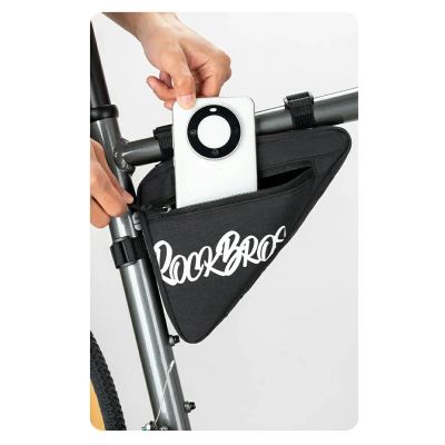 3. Rockbros G001 Flash Journey Triangle Frame Bike Bag 0.8 l - Black