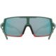 5. Uvex sportstyle 235 Multisports Glasses Unisex Half-Rim Green, Red