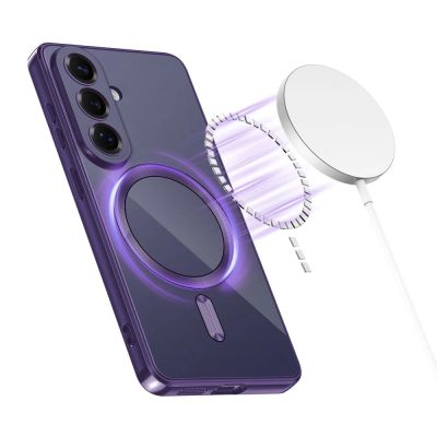 3. Tech-Protect MagFlex MagSafe Case for Samsung Galaxy S26 - Transparent Purple