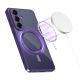 3. Tech-Protect MagFlex MagSafe Case for Samsung Galaxy S26 - Transparent Purple