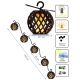 52. SOLAR LAMP FIREBALLS 7CM 5PCS