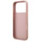 7. Guess Fixed Glitter Big 4G Case for iPhone 17 Pro - Pink