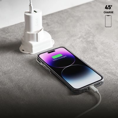 7. SBS TETRPD20W 20W USB-A USB-C Wall Charger with Power Delivery - White