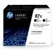 15. HP 87X 2x Schwarz LaserJet Tonerpatrone