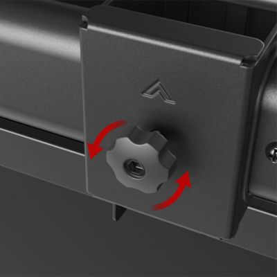 4. Ceiling mount for two Maclean TVs, max. load 2x40kg, 34-60", max VESA 600x400, MC-111 B