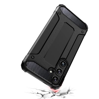 7. Hybrid Armor Case for Samsung Galaxy S24 FE Armored Hybrid Case - Black