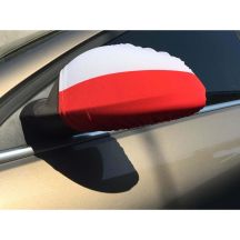 CAR MIRROR FLAG POLAND