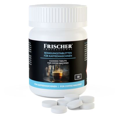 Frischer Cleaning Tablets for Coffee Machines, 30 pcs, Ø16 mm