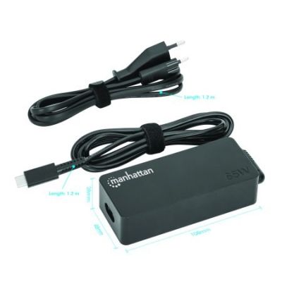 5. Manhattan 102490 Power Adapter/Inverter Internal Black