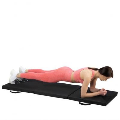 9. Folding gymnastics mattress black 1800x600x500mm HMS MGS02