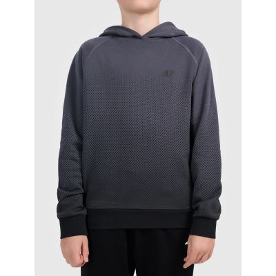 Boy's hoodie with all-over print 4F 4FJWAW26TSWSM2687-95A
