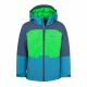 Trollkids Kids Hardanger Jacket waterproof insulated blue/green (675-356)
