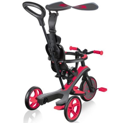 34. Globber New Red Explorer Trike 4in1 632-102-2