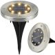 SOLAR LAMP 8 LED SMD FOR DRIVE INTO THE GROUND 1 PCS