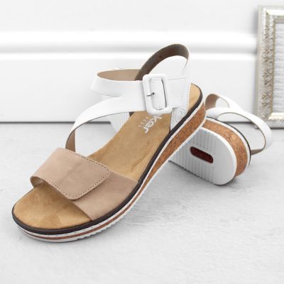 6. Comfortable Rieker W RKR678 combo sandals