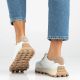 7. Leather platform sneakers, white, Filippo DP7498