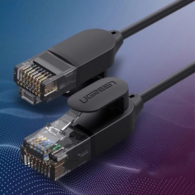 5. Ugreen cable internet network cable Ethernet patchcord RJ45 Cat 6A UTP 1000Mbps 10m black (70656)