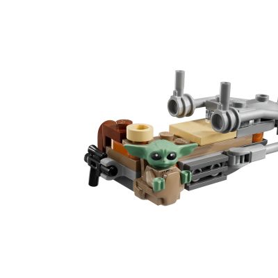 6. LEGO Star Wars 75436 Mandalorian and Grogu's Landspeeder