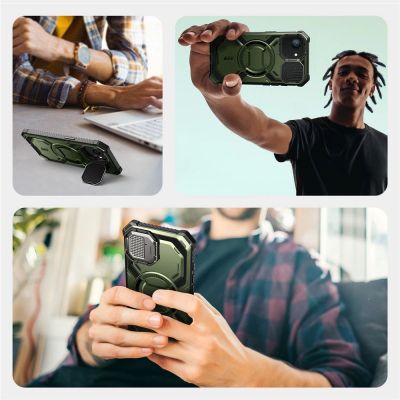 5. IBLSN Armorbox Mag MagSafe Supcase case for iPhone 16e / 17e - olive