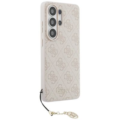 3. Guess 4G Classic Logo Charm MagSafe Case for Samsung Galaxy S26 Ultra - Pink