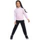 7. adidas Essentials Climacool Pink and Black Kids Tracksuit JX8771