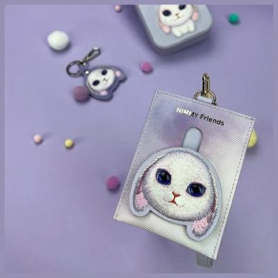 4. Nimmy Big Eyed Pet 2.0 Rabbit Wallet Card Holder - Purple