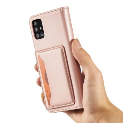 14. Magnet Card Case Case for Samsung Galaxy A13 5G Pouch Wallet Card Holder Pink