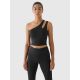 One-shoulder training crop top 4F x anna lewandowska 4F 4FALSAW24TFSLF515-20S