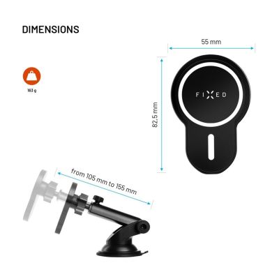 4. FIXED FIXMCLI-XL-BK Passive Holder Mobile Phone/Smartphone Black