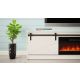 5. GRANERO TV cabinet + fireplace 200x56.7x35 white/white gloss