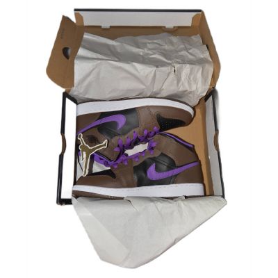 9. Air Jordan 1 Mid GS Kids' Shoes - DQ8423-215