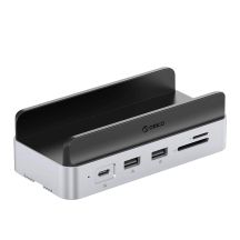 Orico MiniDock 10-in-1 Docking Station with SSD Hard Drive Bay - Silver